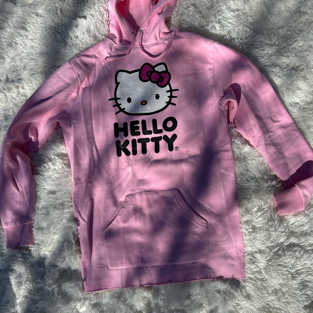 Dolls Kill x Hello Kitty Pink Hoodie